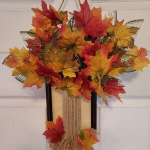 Autumn Fall Decoration for Door / Wall, Handmade